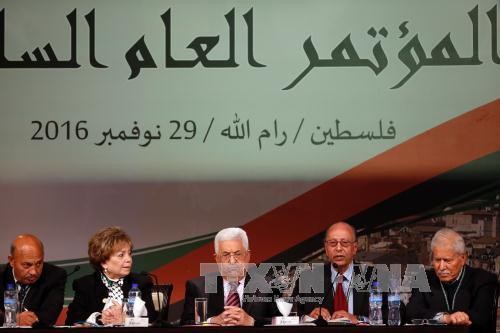 Palästina: Präsident Mahmud Abbas als Fatah-Vorsitzender wiedergewählt - ảnh 1